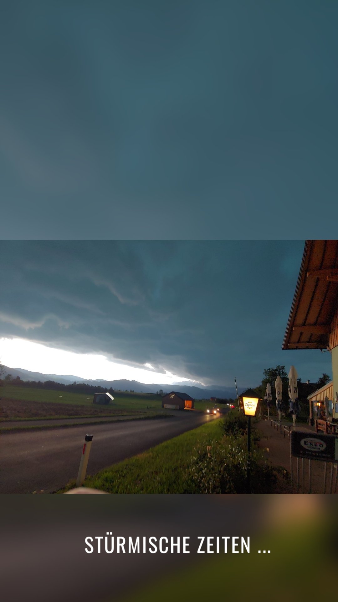 Stürmische Zeiten ...